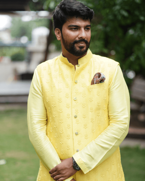 Floral Buti Bundi Jacket Set