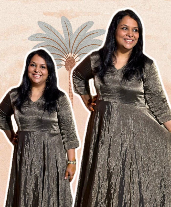 Black Tissue Gown