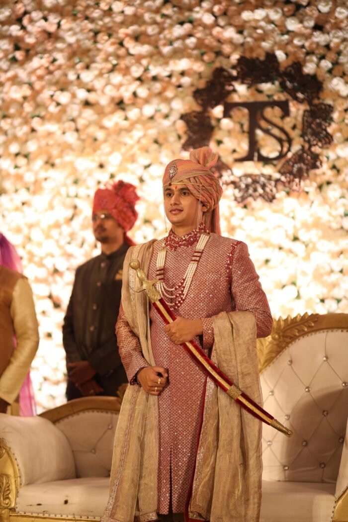 Burnt Red Sherwani - Image 2
