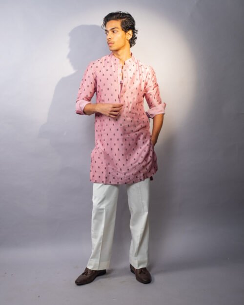 Pink Blossom Kurta Set